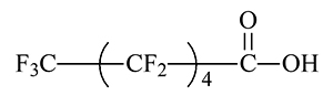 PFHxAの化学構造式
